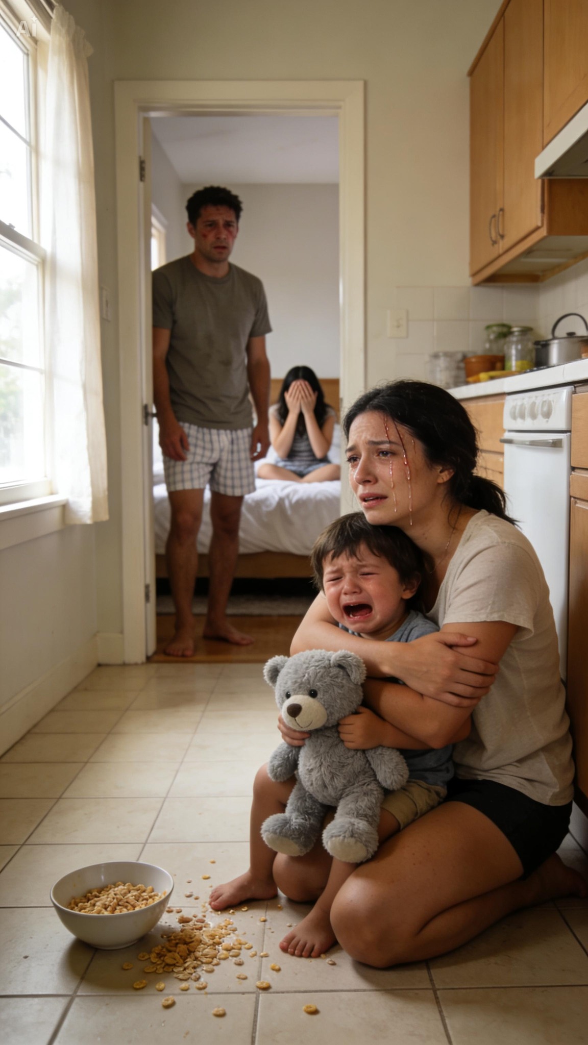 When I got home at 6 a.m., my husband was asleep with my sister in the guest room—while my son lay cold and alone on the kitchen floor, holding his stuffed elephant. I picked him up and left. Then his world fell apart.