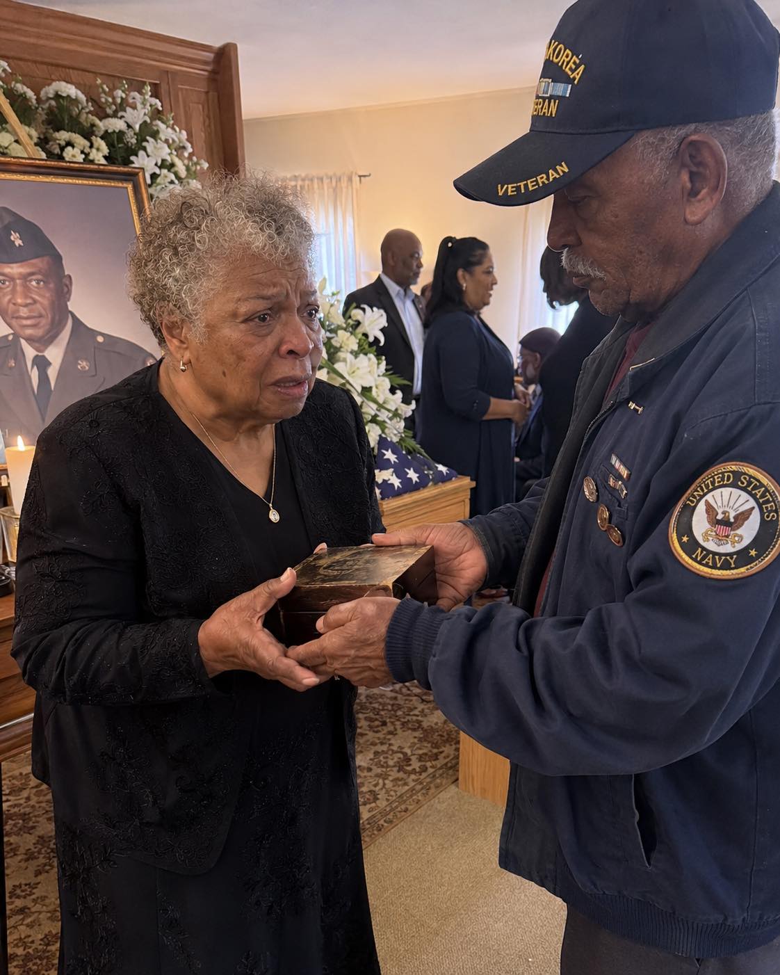 I Was Married to My Husband for 72 Years – At His Funeral One of His Fellow Service Members Handed Me a Small Box and I Couldn’t Believe What Was Inside
