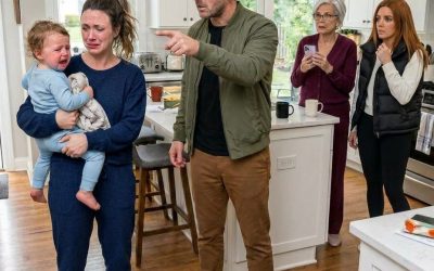 I had been gone for five days, but nothing prepared me for what I saw when I opened the door: my wife juggling dinner and our sick toddler, while my mother and sister sat nearby on their phones.
