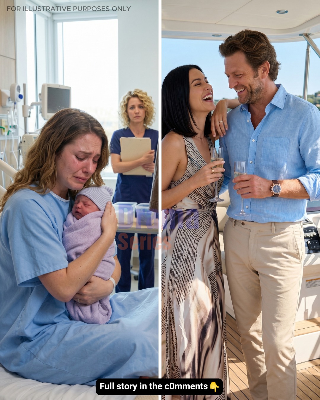 While I Held Our Newborn in the Hospital, My Husband Took His Girlfriend Out on My Family’s Luxury Yacht