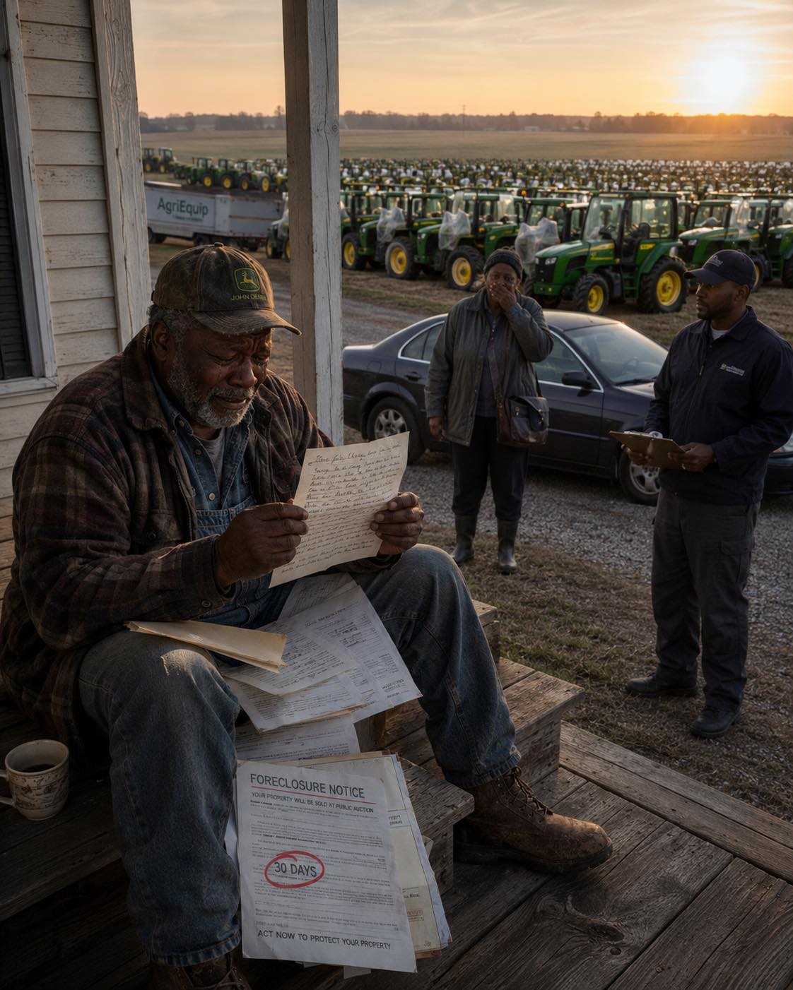 AT 63, I THOUGHT I HAD ONLY SEVENTEEN DAYS LEFT BEFORE LOSING THE FARM MY FAMILY BUILT OVER GENERATIONS — THEN SOMETHING APPEARED IN MY DRIVEWAY THAT MADE ME REALIZE LIFE ISN’T ALWAYS FINISHED WHEN IT FEELS LIKE IT IS.