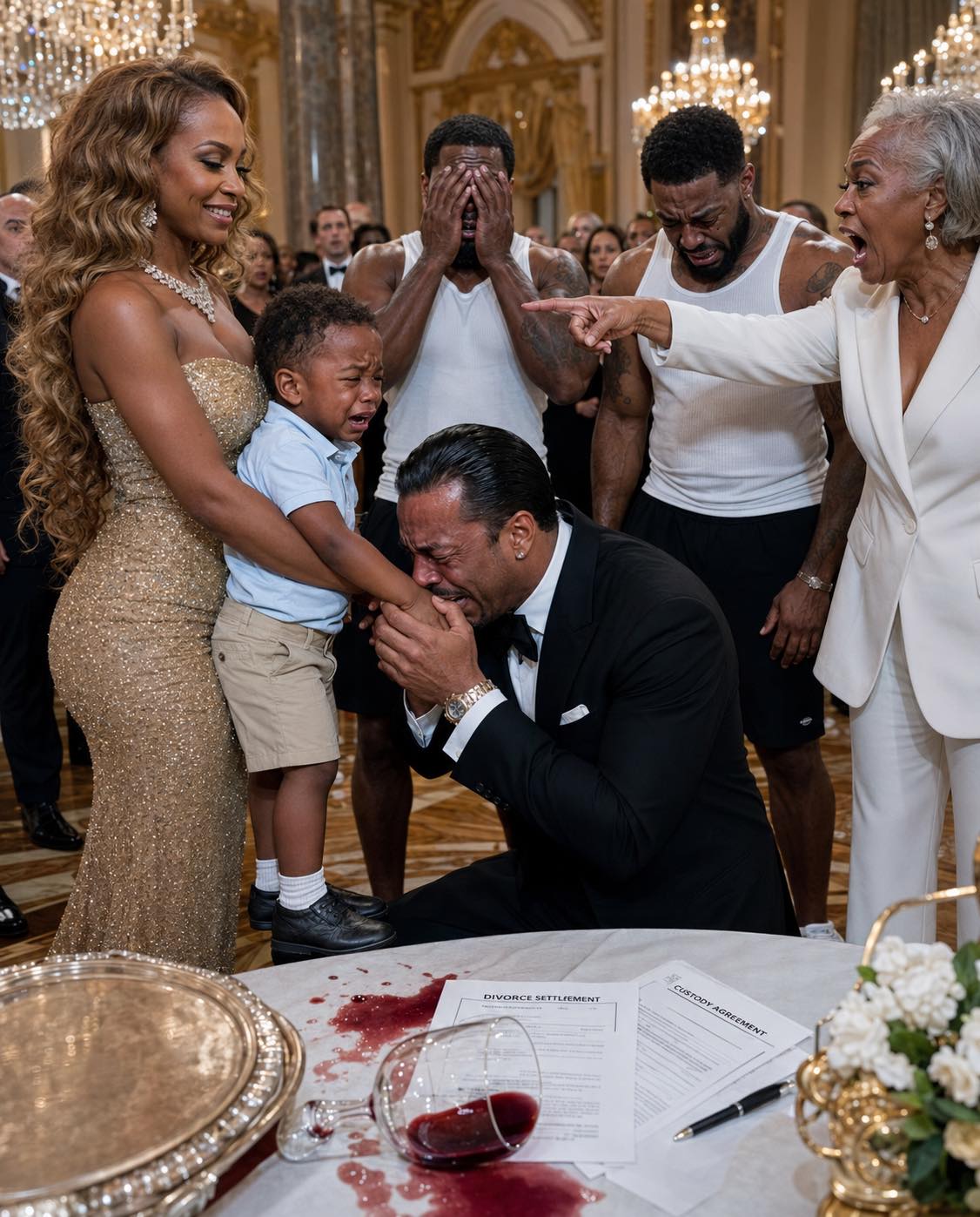 My husband called me: “Come home early tonight. My mom is hosting a family dinner.” When I walked in, every relative was already in the living room… but no one was smiling
