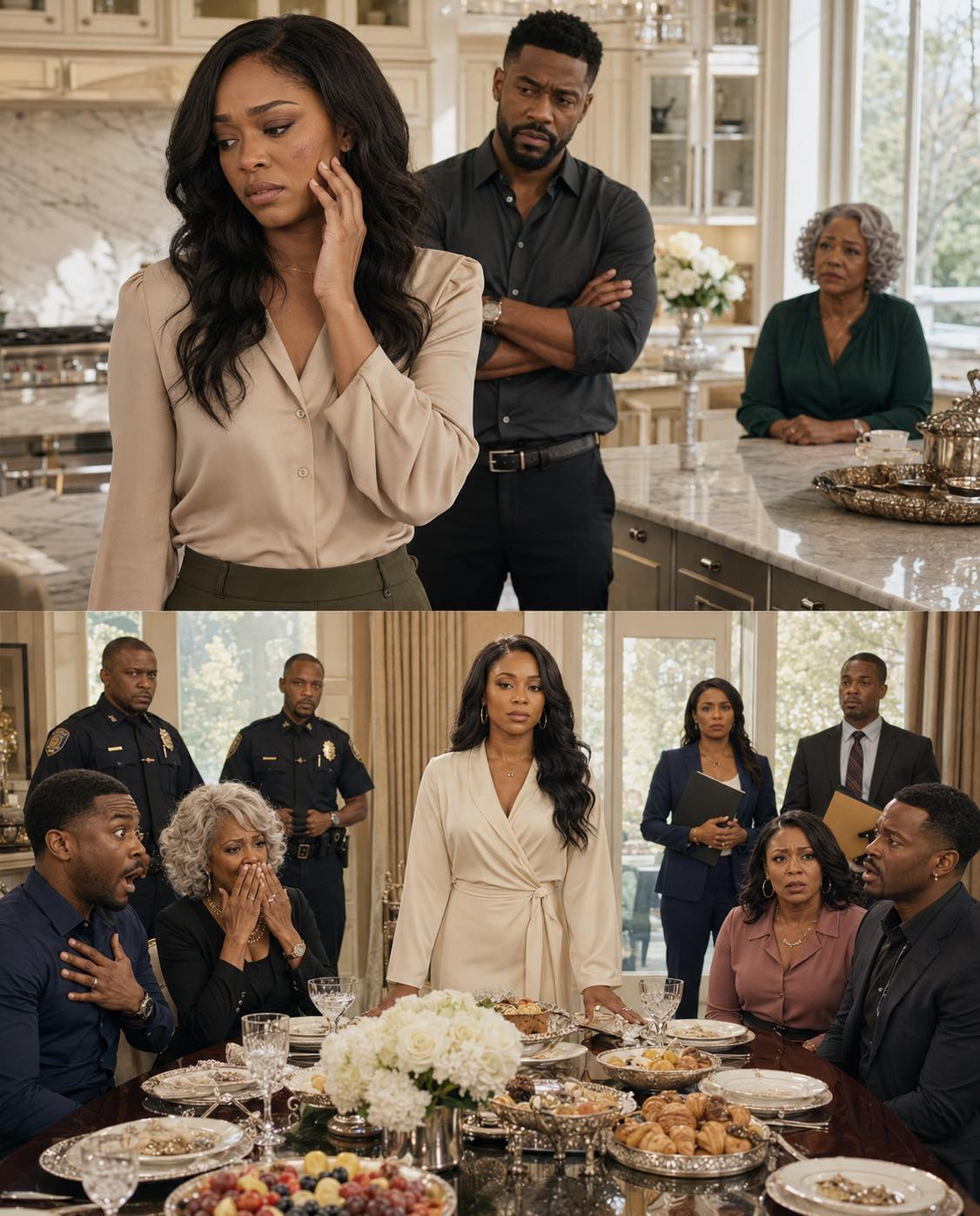 My husband repeatedly sla:pped me in the face over a trivial matter. The next morning, he saw a lavish feast and said, “It’s good that you’ve finally come to your senses!”…