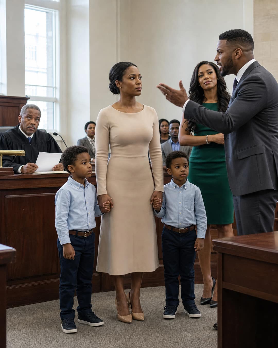 “You’ll Leave With Nothing… And I’ll Take The Kids,” My Husband Said As His Mistress Smiled In Court