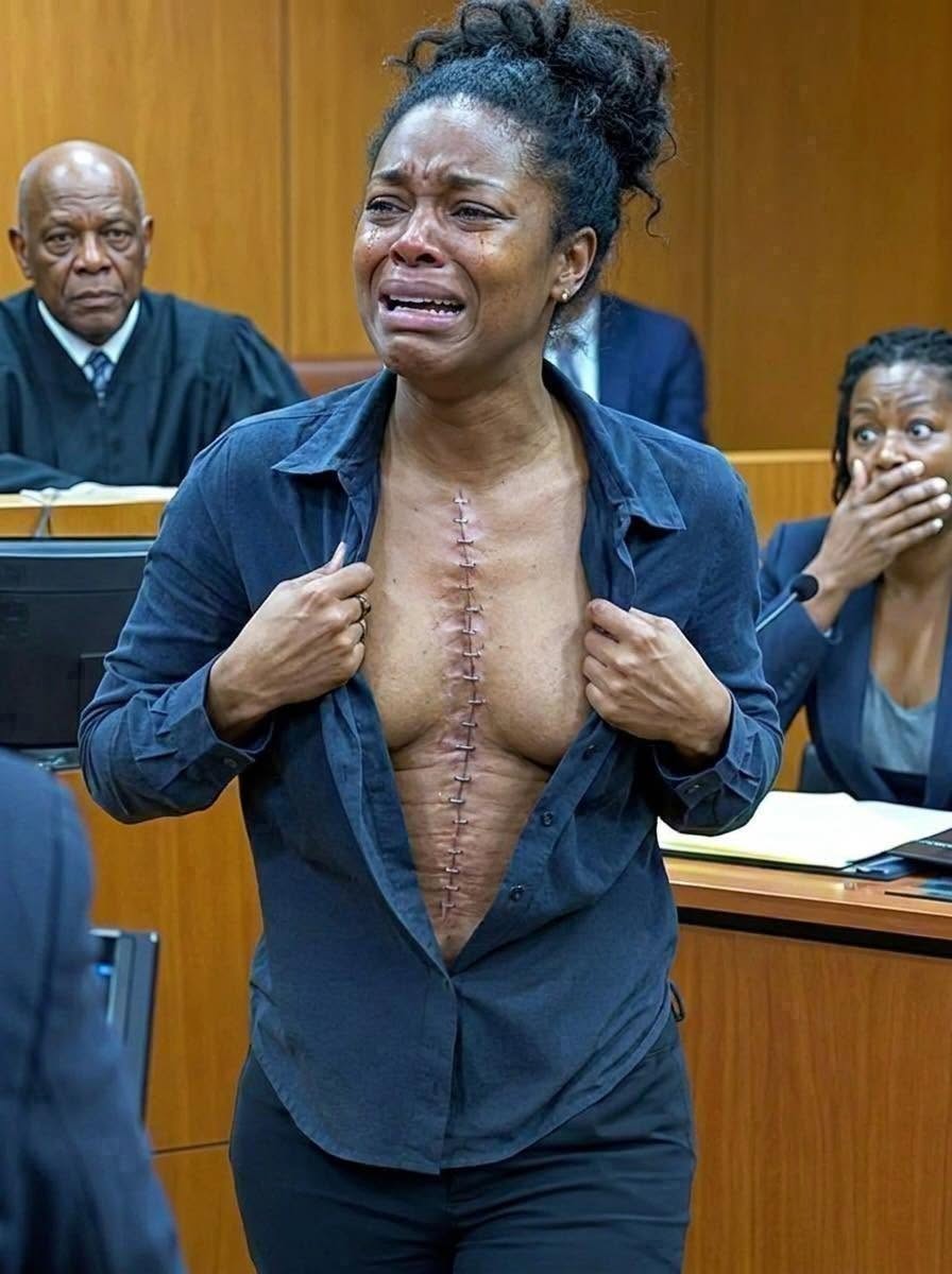 My family dragged me to court, accusing me of being a fake veteran. “She never served in the military. She made it all up to steal her grandfather’s money,” my mother growled under oath. I didn’t react. I just stared at the judge. But when I lifted my shirt to reveal the wound on my shoulder, everyone was completely astonished. A punishment they never expected 2