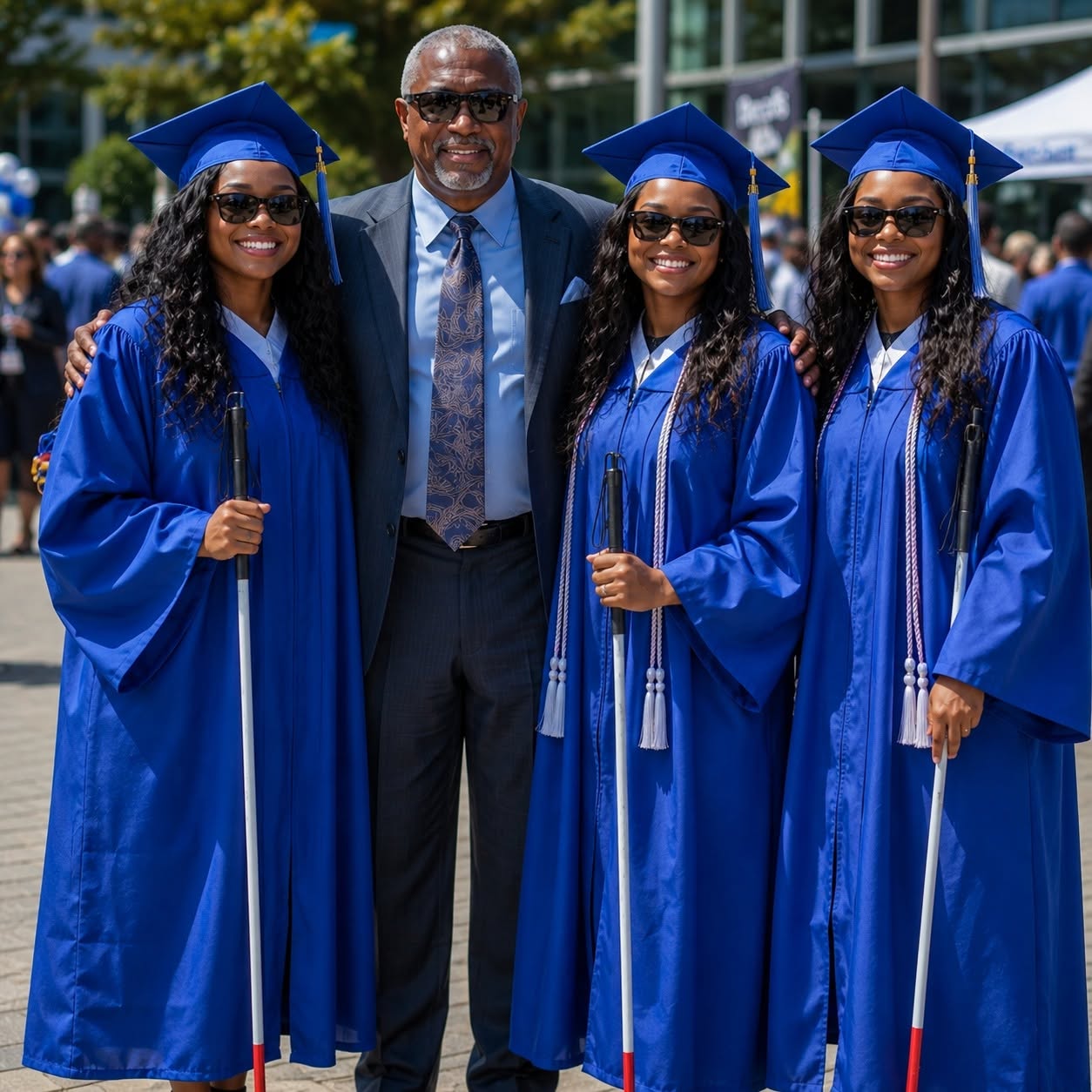 My newborn triplet daughters entered the world completely blind following a traumatic delivery.1 My newborn triplet daughters entered the world completely blind following a traumatic delivery.1