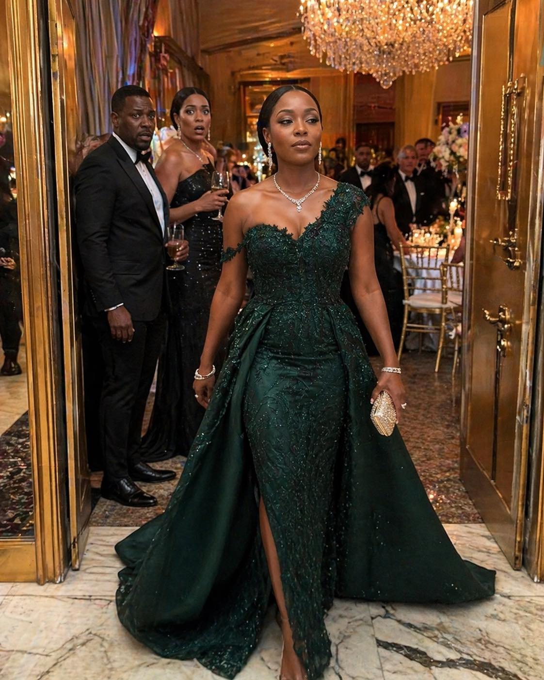 My husband burned my only decent dress so I wouldn’t be able to attend his promotion party. He called me an “Embarrassment.” But when the doors of the grand ballroom opened, I arrived in a way he never imagined—and that night shattered his world entirely 2