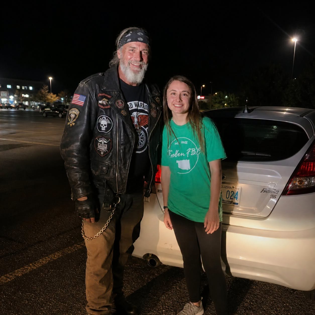 Midnight Guardian: The Terrifying Truth Behind a Blown-Out Tire on Highway 42 1