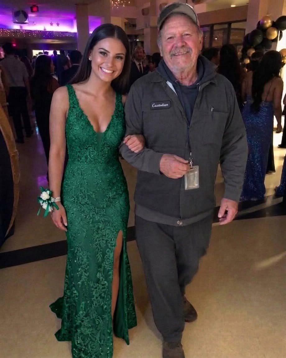 My Daughter Chose the School Janitor to Walk Her Across the Graduation Field Instead of Me – I Felt Embarrassed Until He Pulled an Old Envelope from His Pocket and Read It Out Loud 2
