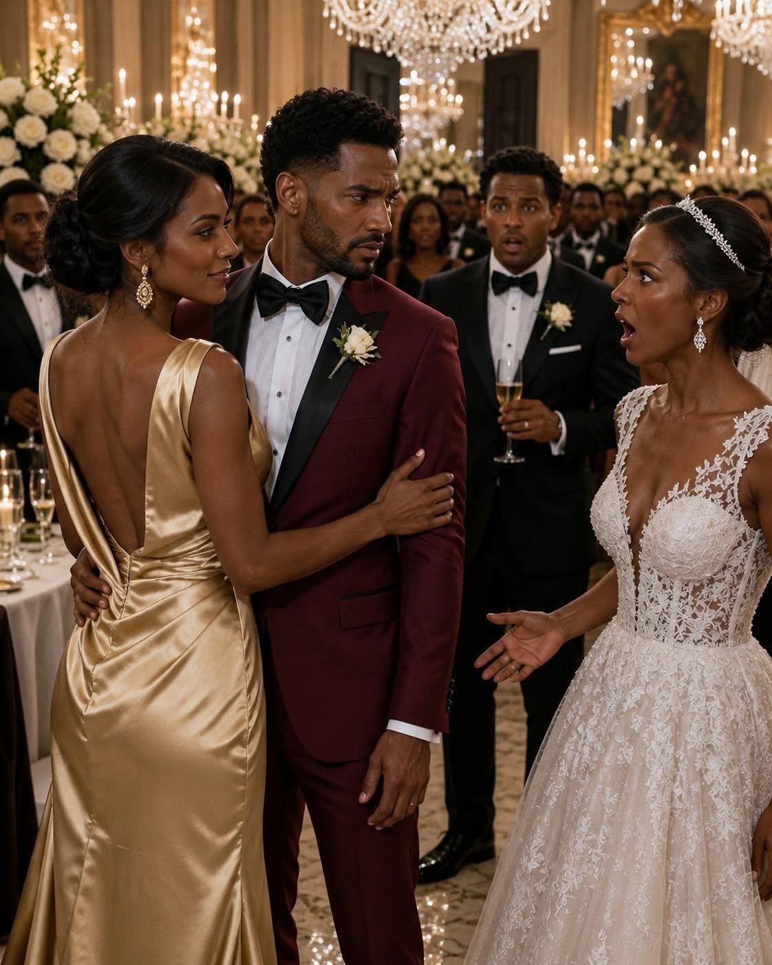 My ex-husband invited me to his wedding to see me alone, so I hired an actor as a date… but when the bride saw him with me, her face turned colorless.1
