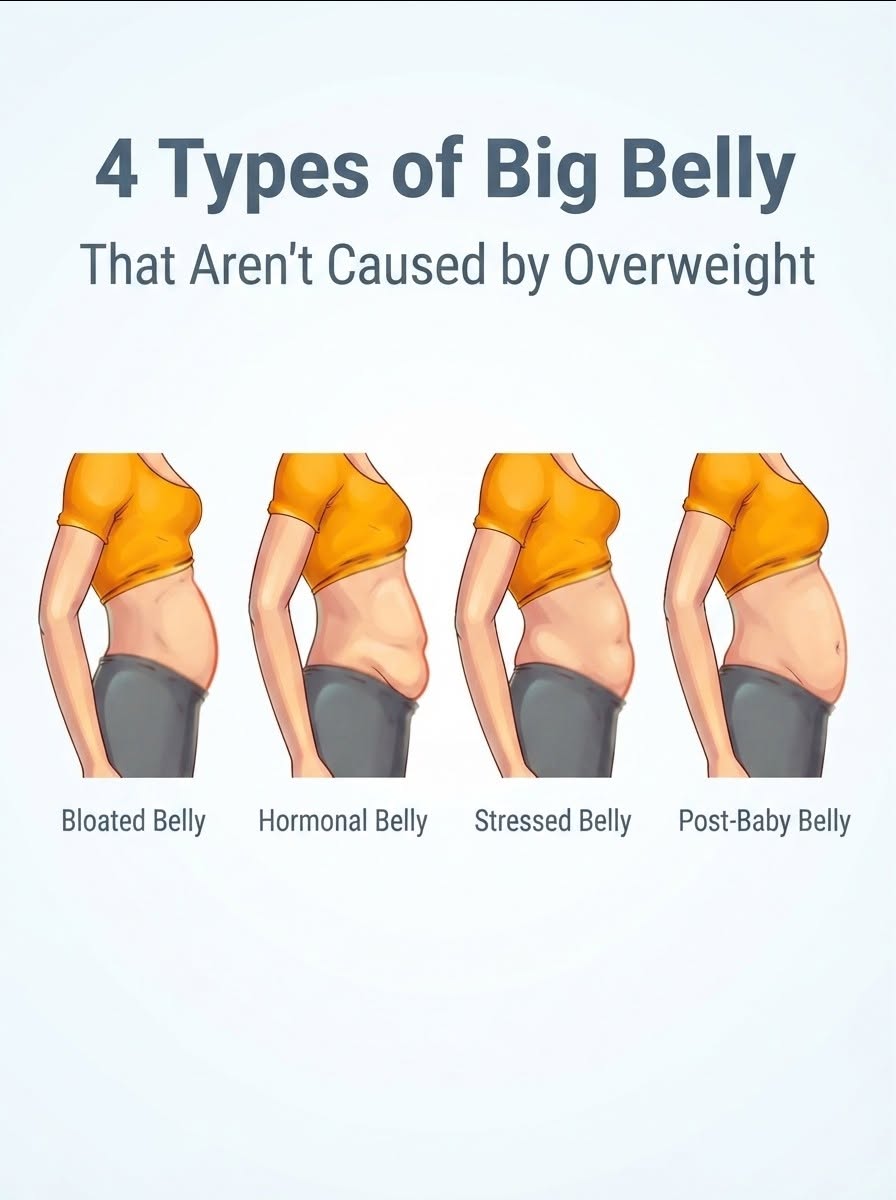 4 Types of Big Bellies That Aren’t Caused By Overweight2