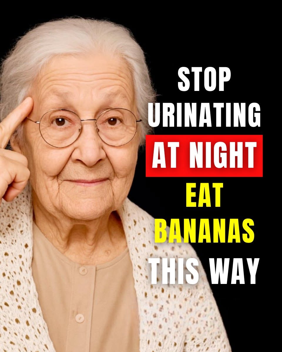 Stop urinating at night: eat bananas this way 1
